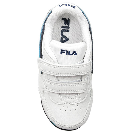 Fila Buty dziecięce Orbit Velcro Infants 1011080.92E White Navy