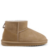 EMU Australia Leather Women’s Ankle Boots Slip-On Shearling Beige W10937 Sand