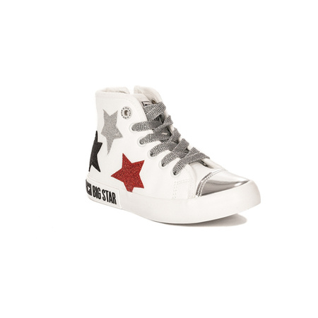 Big Star Children's sneakers for girls High White