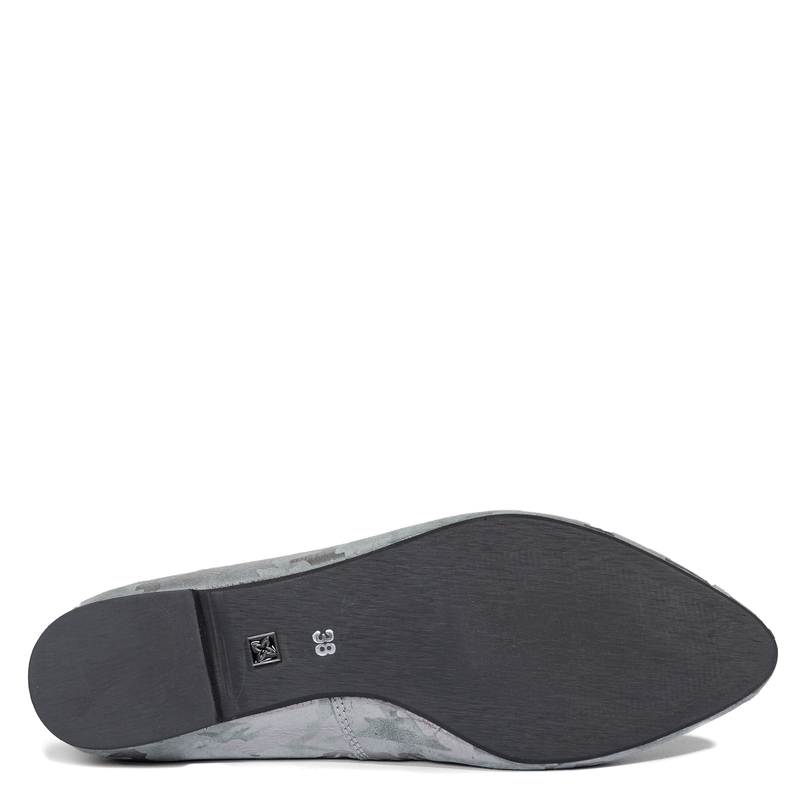 Maciejka Suede Ballet Flats Almond Toe Grey 4100W-05/00-8
