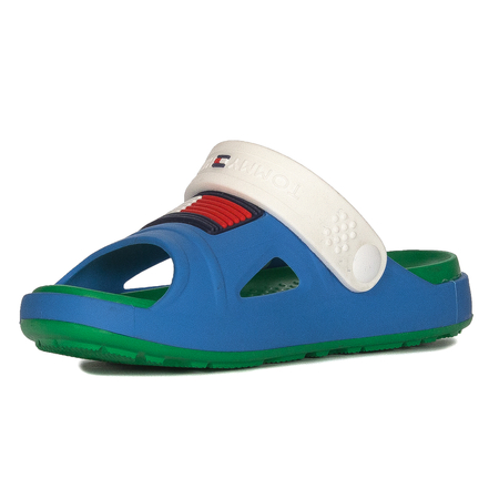 Tommy Hilfiger Kid's Slides Sky Blue White