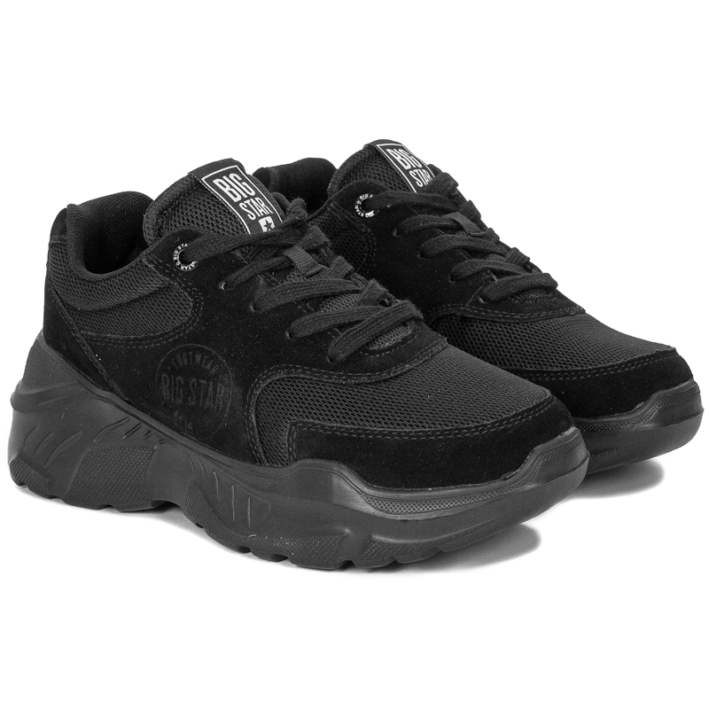 Big Star Sneakersy damskie Black Czarne