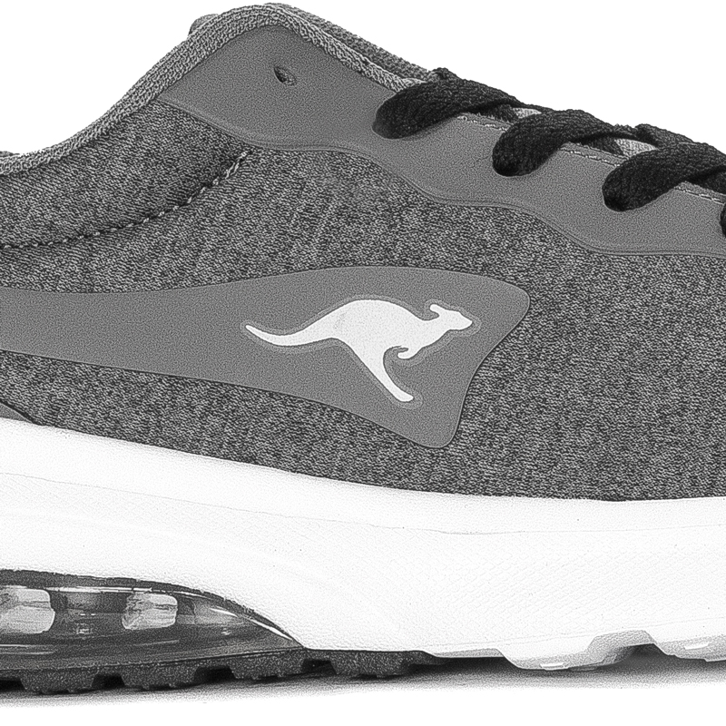 Kangaroos Sneakersy półbuty damskie Steel Grey/Jet Black