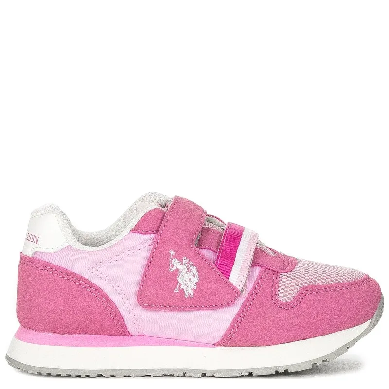 Buty dziecięce dziewczęce U.S. Polo Assn. Pink Różowe
