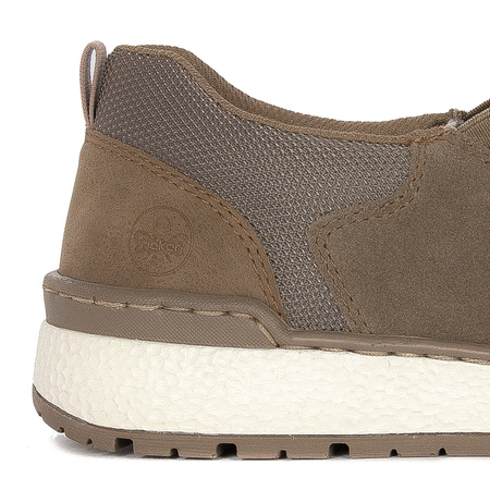 Rieker Men's beige slip-on low shoes