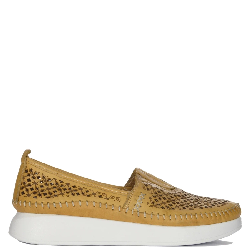 T.Sokolski Women's Yellow Flat Shoes