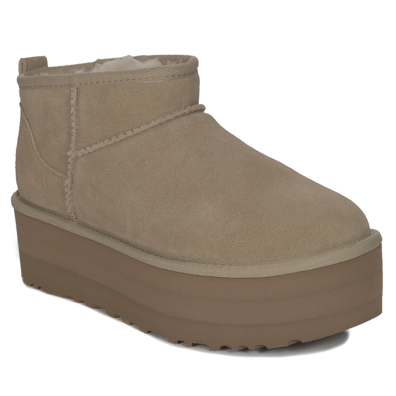 UGG W Classic Ultra Mini Platform Sand 1135092-SAN