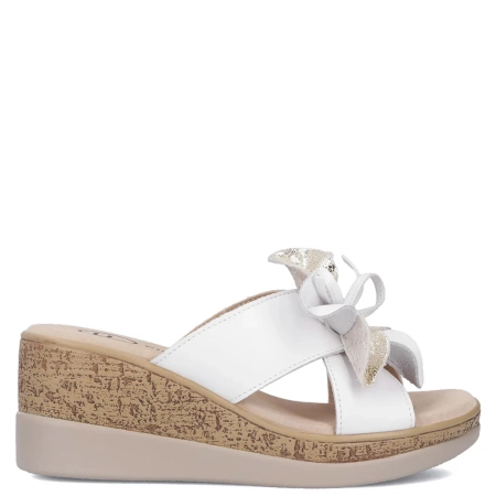 Filippo Women's White Slides