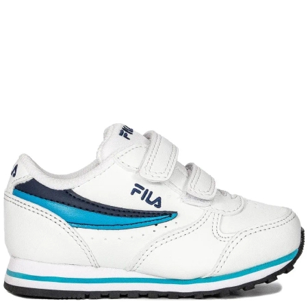 Fila Buty dziecięce Orbit Velcro Infants 1011080.92E White Navy