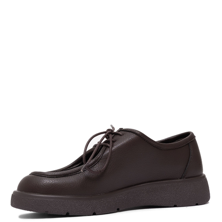 Maciejka Comfortable Leather Lace-Up Shoes Brown K7189-02/00-1