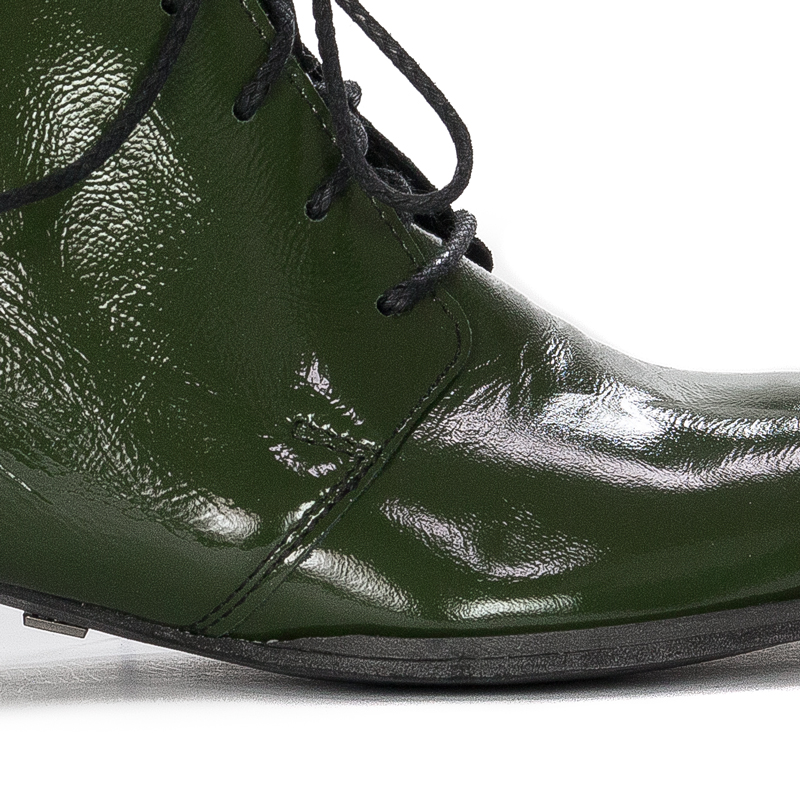 Maciejka 5743A-45/00-7 Women's Green Leather Boots