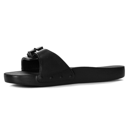 Scholl Klapki damskie Pescura Flat Aqua Black
