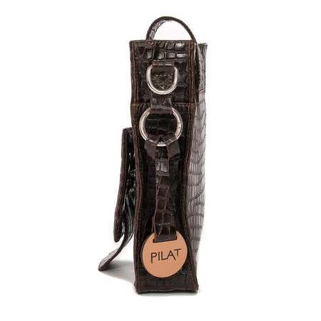 Pilat Croco T06 Brown Totes Bag
