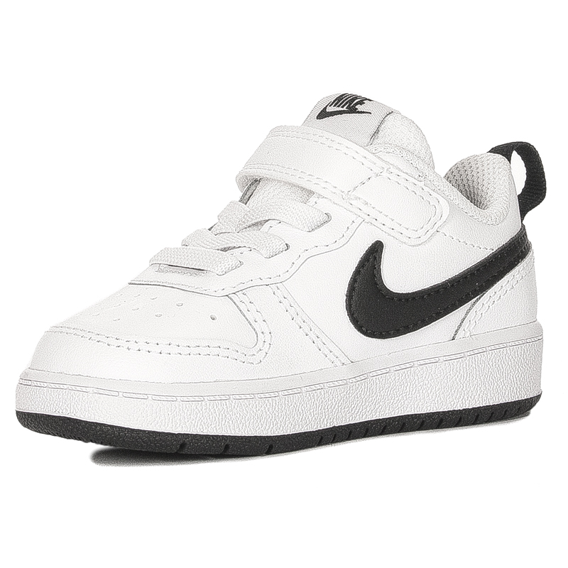 Nike Buty dziecięce niemowlęce Court Borough Low 2 (TDV) White/Black