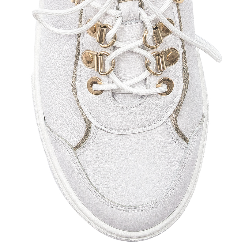 Inofio women's leather white shoes 
