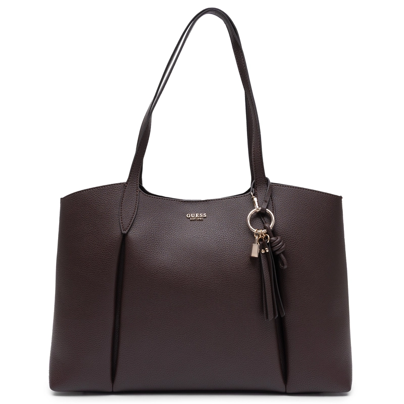Guess Torebka Tote Melody Czekoladowy Brąz HWBG9735230
