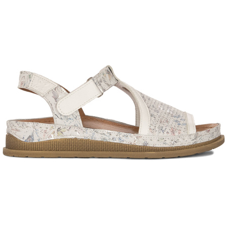 Maciejka Women's Leather Sandals Silver