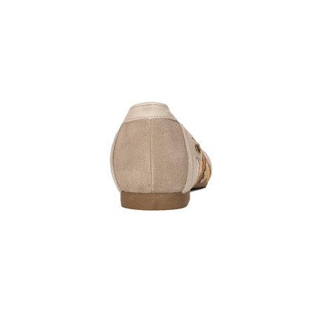 Maciejka Navy Beige Ballerina Shoes