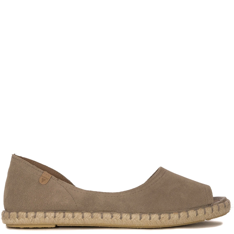 Verbenas Cruz Espadryle Zamszowe Beżowe CRUZ-SER-PIEDRA
