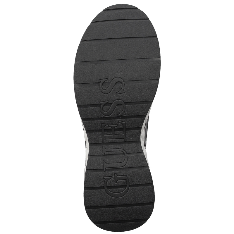 Guess Women's Black Sneakers on the platform
