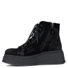 Maciejka Suede Platform Ankle Boots Black 06309-01-00-8