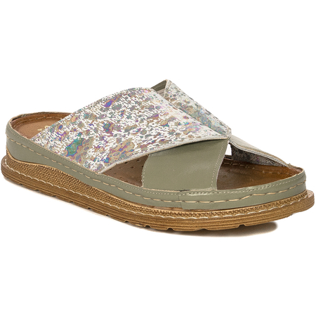 Maciejka Pistachio Women's Slides