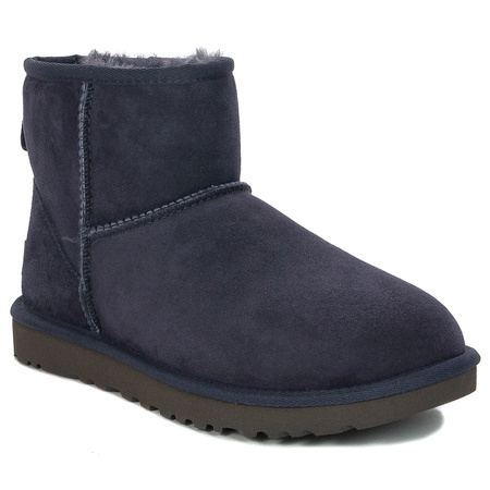 Botki UGG skórzane ocieplane W CLASSIC MINI II EVB