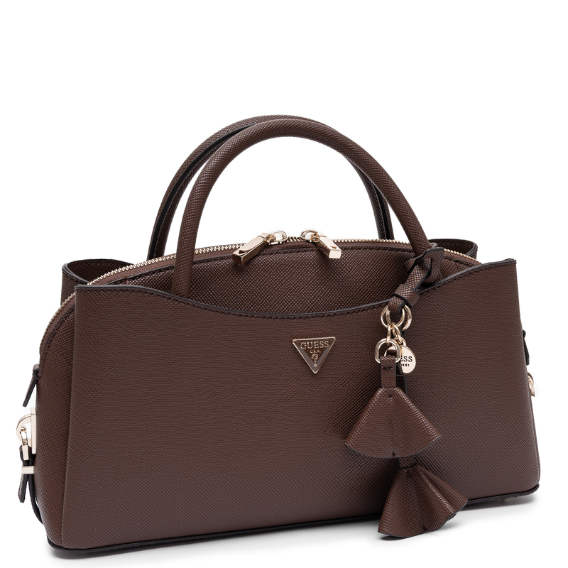 Guess Zadra Torebka Klasyczna Kuferek Brązowa HWZG2227050-BROWN