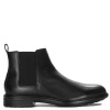 GEOX Men's leather black boots