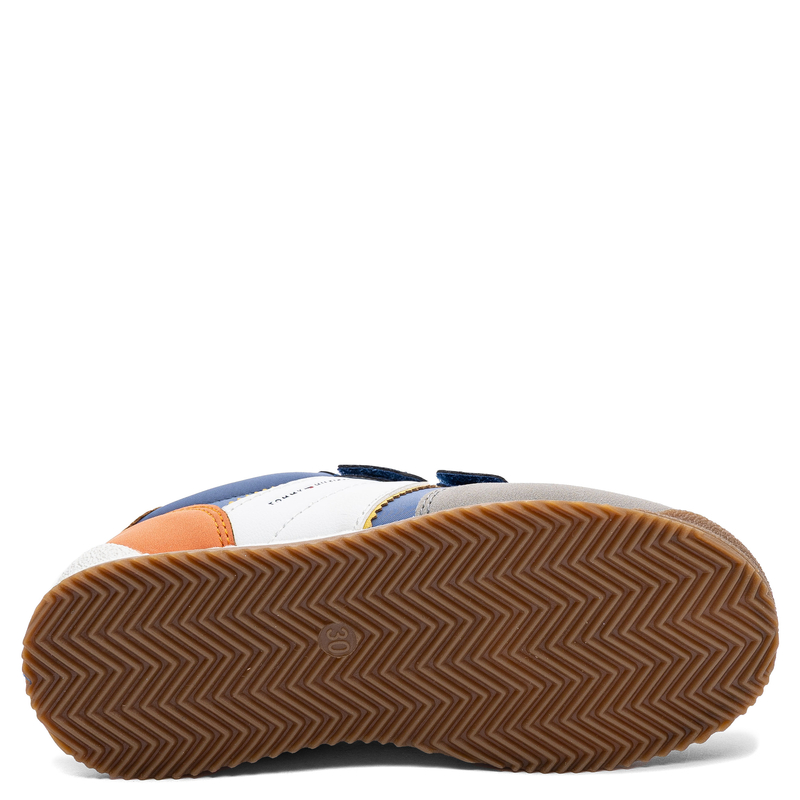 Tommy Hilfiger Sportowe na Rzepy Sneakersy Chłopięce Wielokolorowe T3B4-32328-1185-999