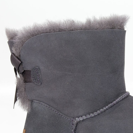 Botki UGG 1016501 MINI BAILEY BOW II NIGHTFALL