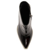 S.Barski Women's boots ankle boots black lacquered
