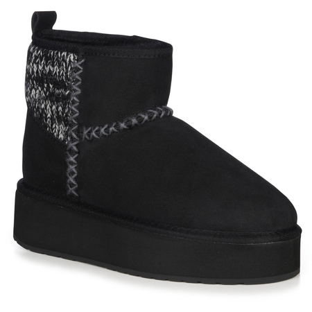 EMU Australia Stinger Knit Flatform Black W13143 Black