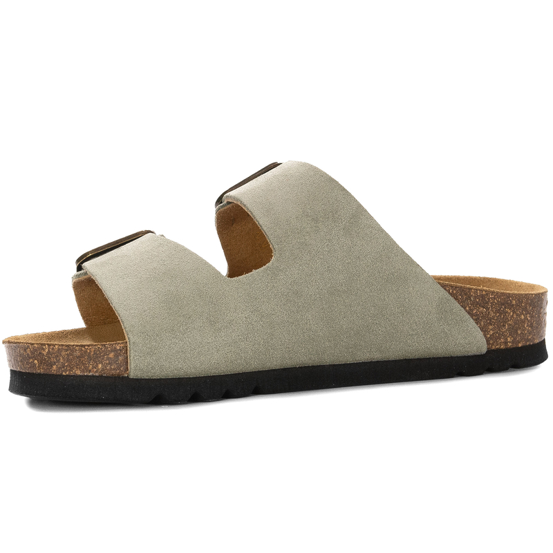 Scholl Women's Flip Flops Grey Green
