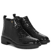 Maciejka Women's Patent Leather Ankle Boots, Black