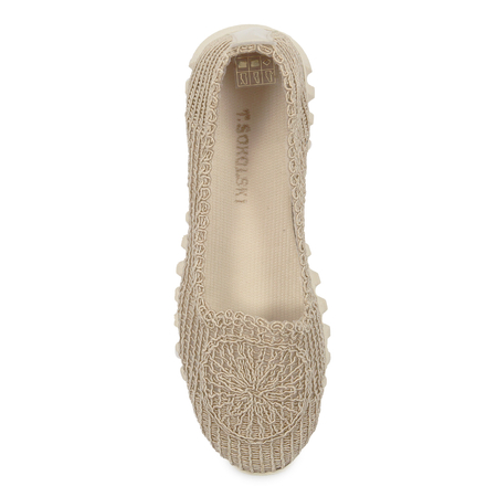 T.Sokolski Women's Beige Flat Shoes
