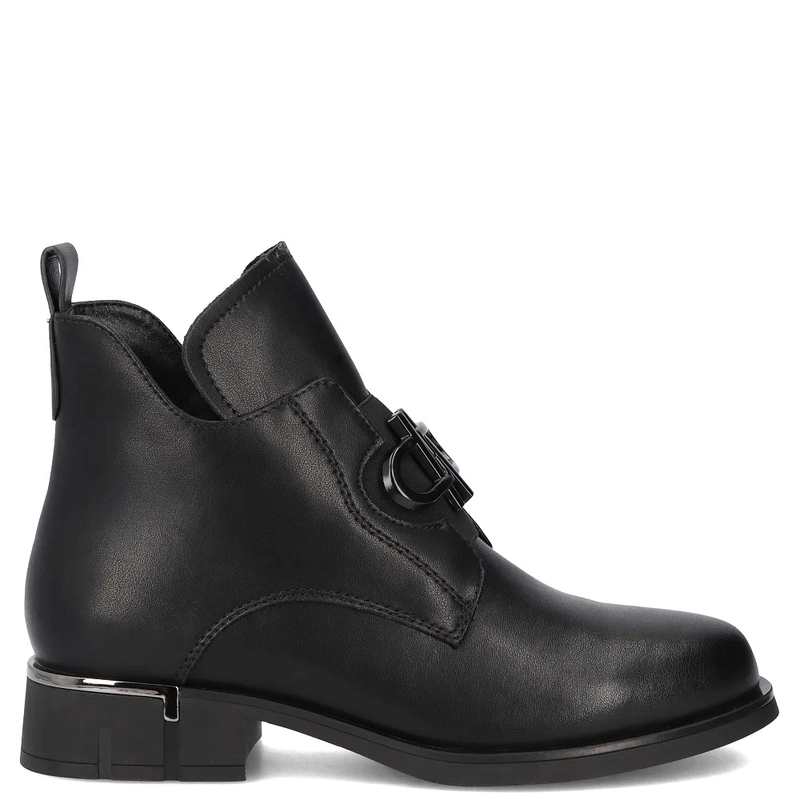 Filippo Leather Ankle Boots Black DBT7191-26-BK