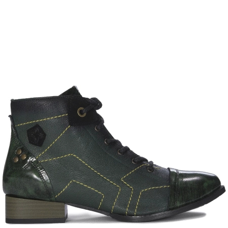 Maciejka Green Women's Lace-Up Boots