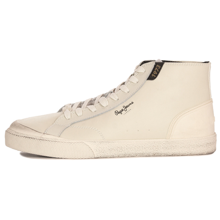 Pepe Jeans Sneakersy buty męskie Kenton Vintage white białe