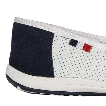 Filippo DP142-24 WH NV White/Navy Ballerina