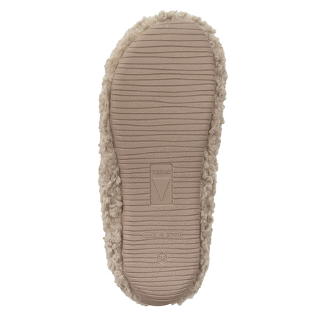 Verbenas Home Slippers Cream and Beige