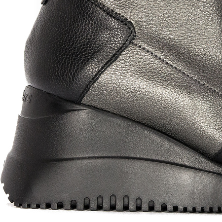 Wonders India Negro Plomo Women's Boots