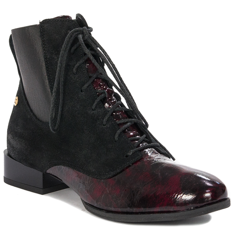 Maciejka Black women's Lace-Up Boots