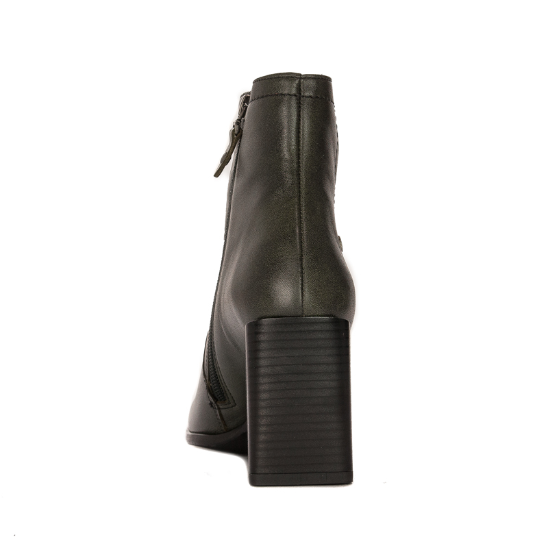 Maciejka Green Leather Women's Boots