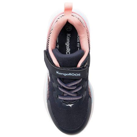 Kangaroos Sneakersy półbuty dziecięce dziewczęce DK Navy/Dusty Rose