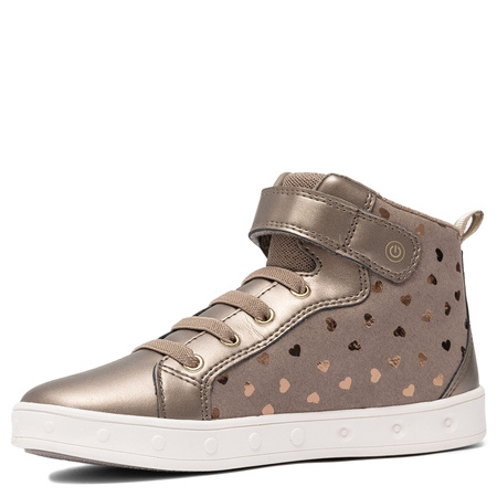 Geox Children's Sneakers  Dk Beige- Platinum