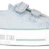 Big Star Trampki dziecięce dziewczęce na rzepy Blue niebieskie
