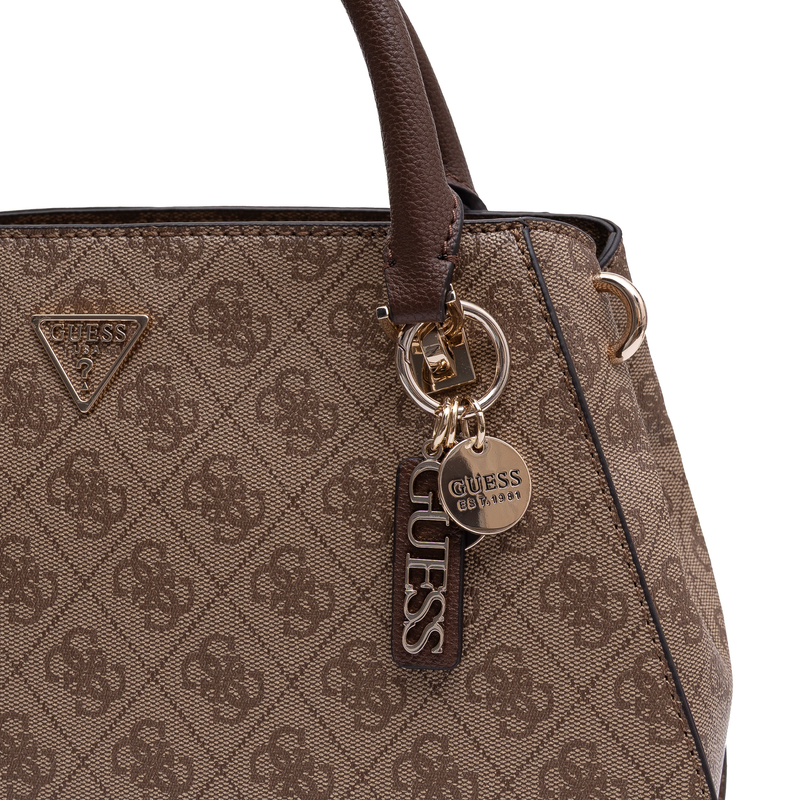 Guess Women's Classic Handbag With Logo Beige BG967207-LATTE