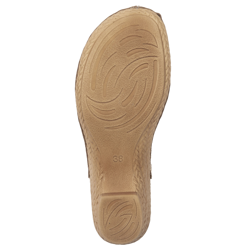 Inblu Women's Flip-Flops Beige