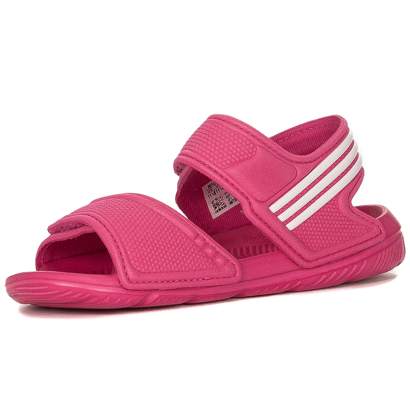 Adidas Sandały dziecięce dziewczęce na rzepy Akwah 9 K różowe